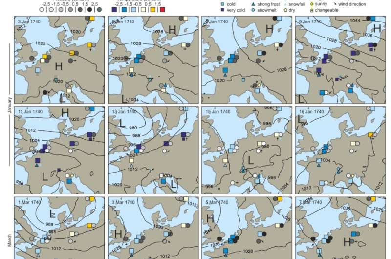 1740 was the coldest year in Central Europe in 600 years