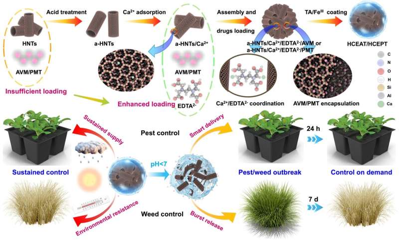 Researchers fabricate eco-friendly pesticide delivery system